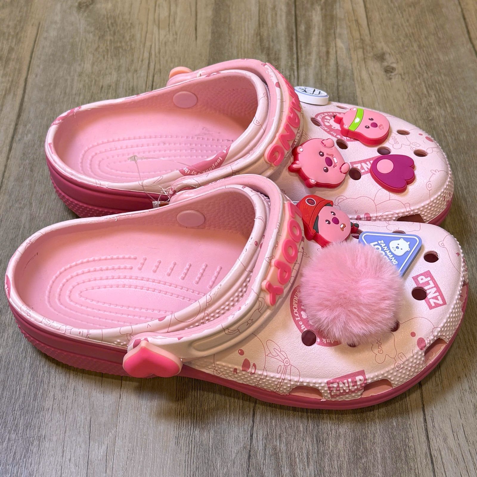 Dép Crocs Clog Loopy HN2 L.Pink