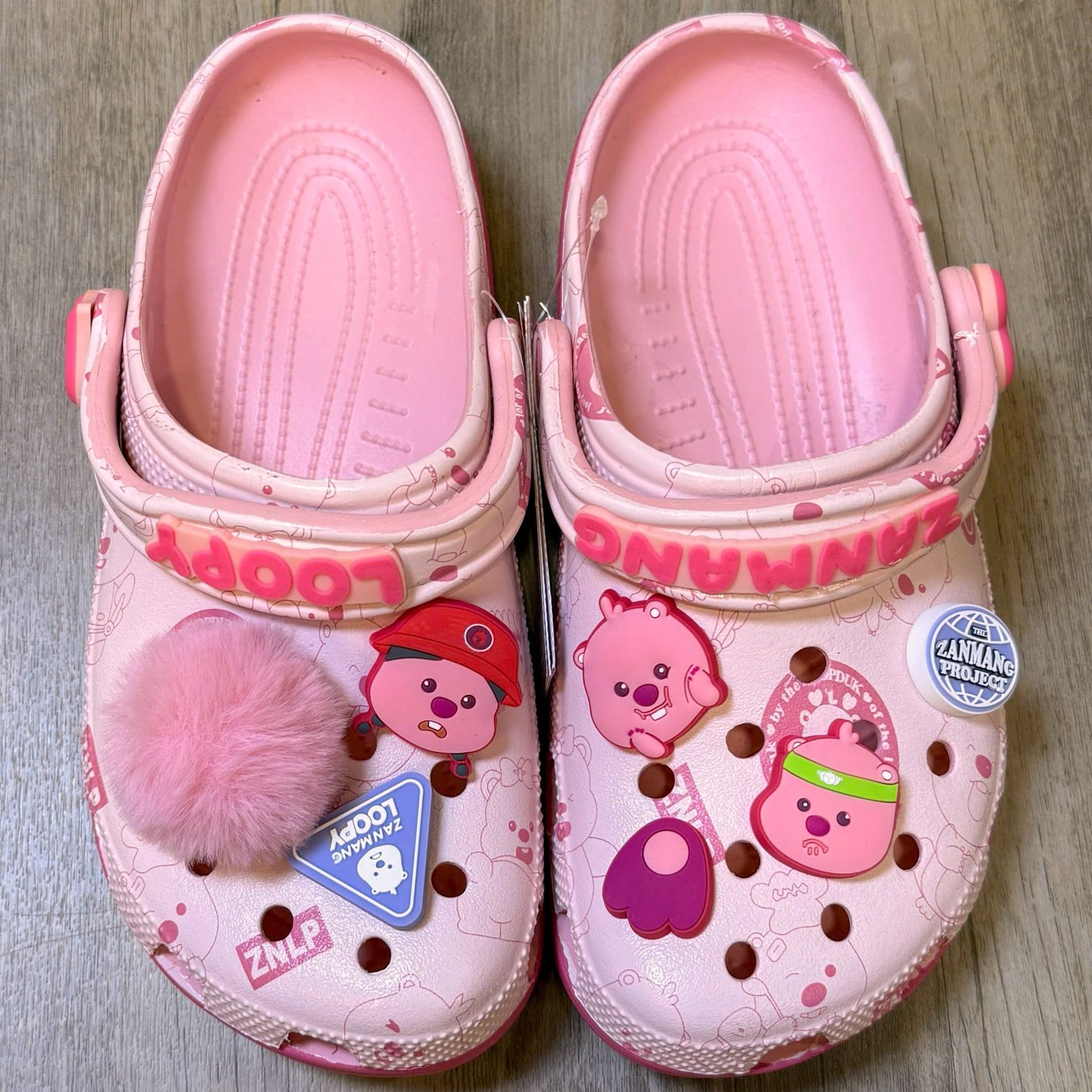 Dép Crocs Clog Loopy HN2 L.Pink