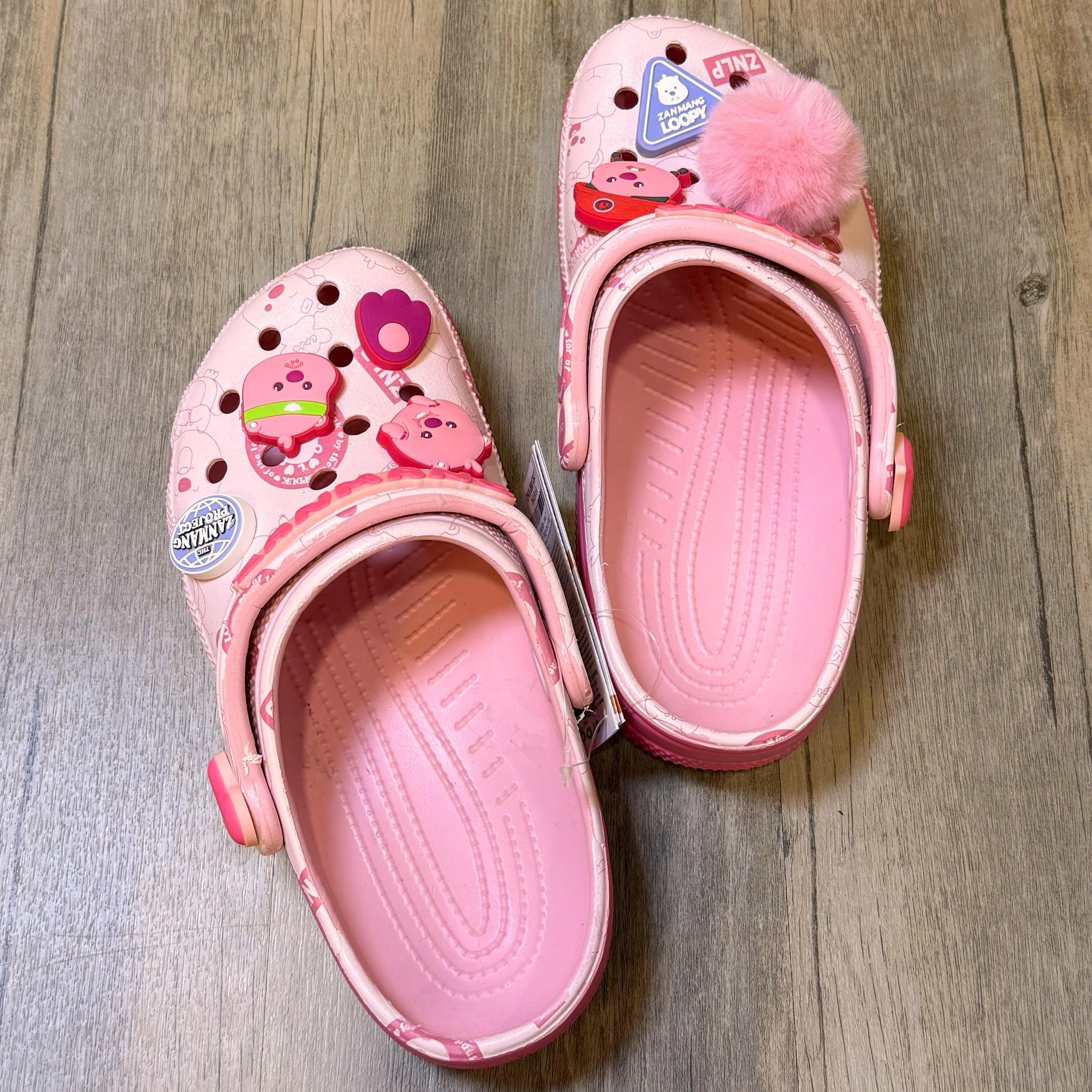 Dép Crocs Clog Loopy HN2 L.Pink