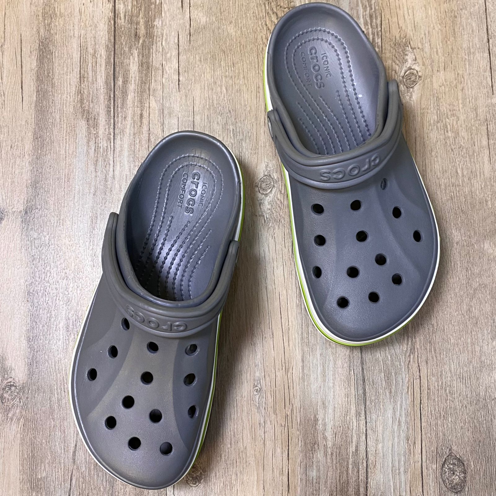 Dép Crocs Bayaband Clog HN2 Grey
