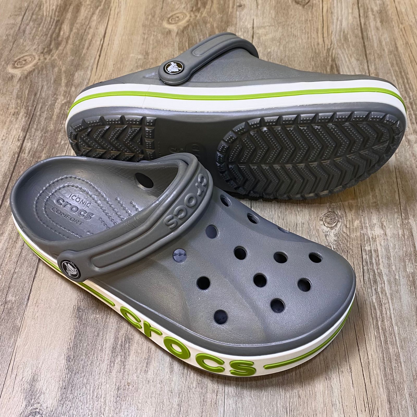 Dép Crocs Bayaband Clog HN2 Grey