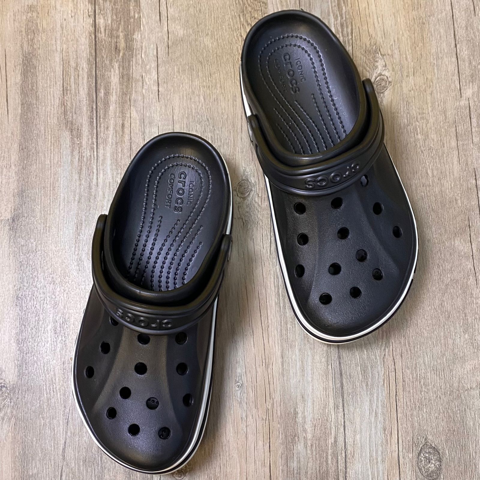 Dép Crocs Kid Bayaband Clog HN Black