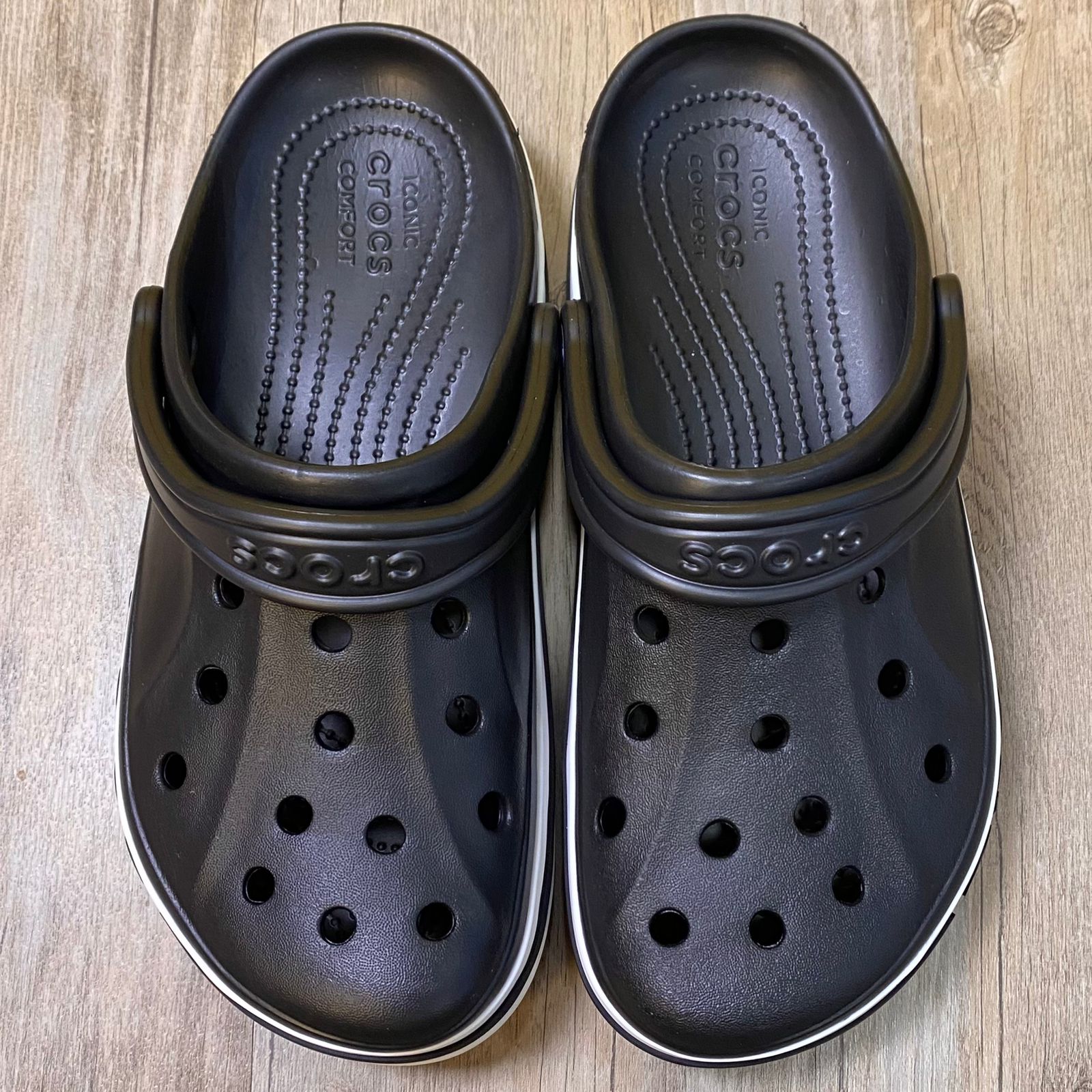 Dép Crocs Kid Bayaband Clog HN Black