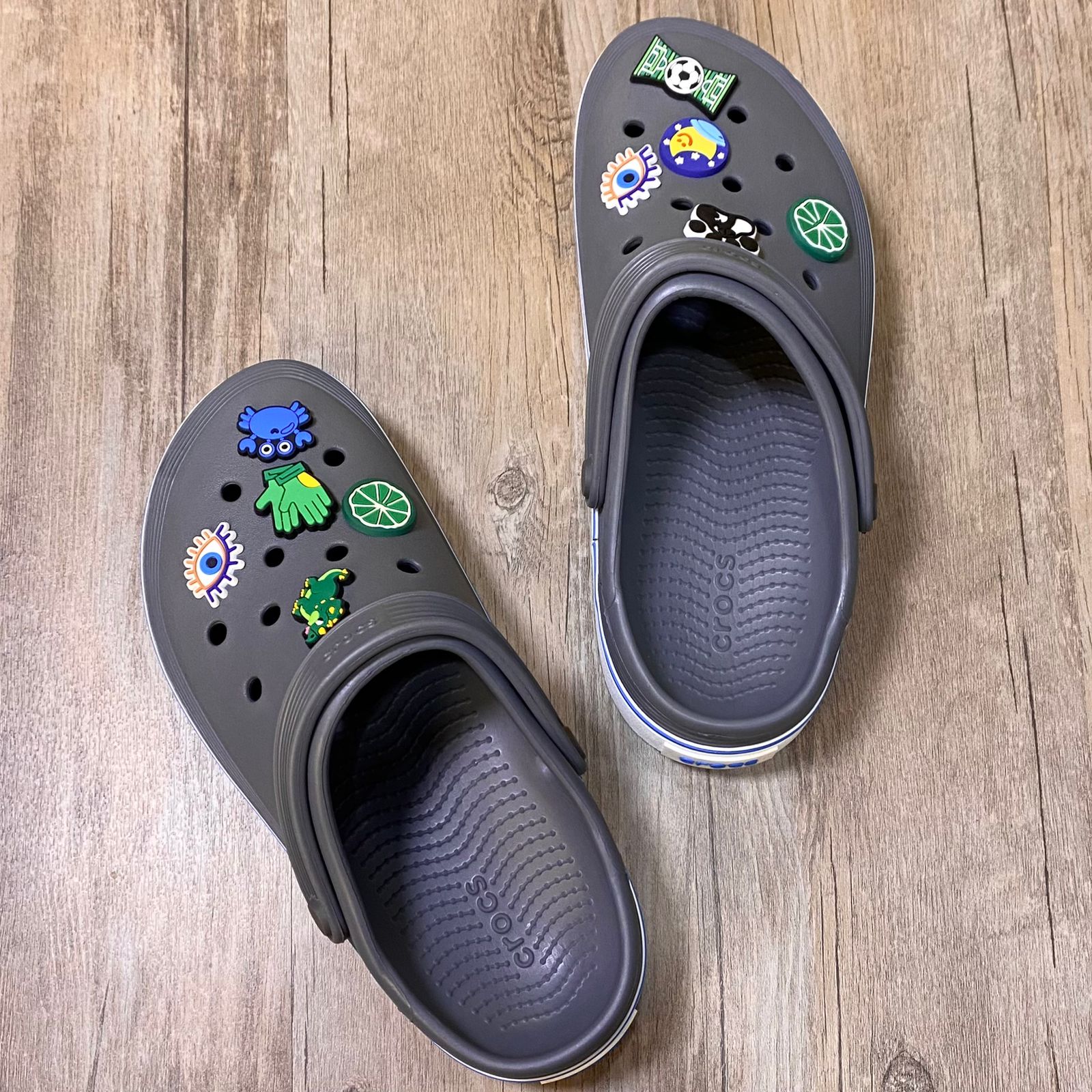 Dép Crocs Crocband Clog HN2 Grey/Blue