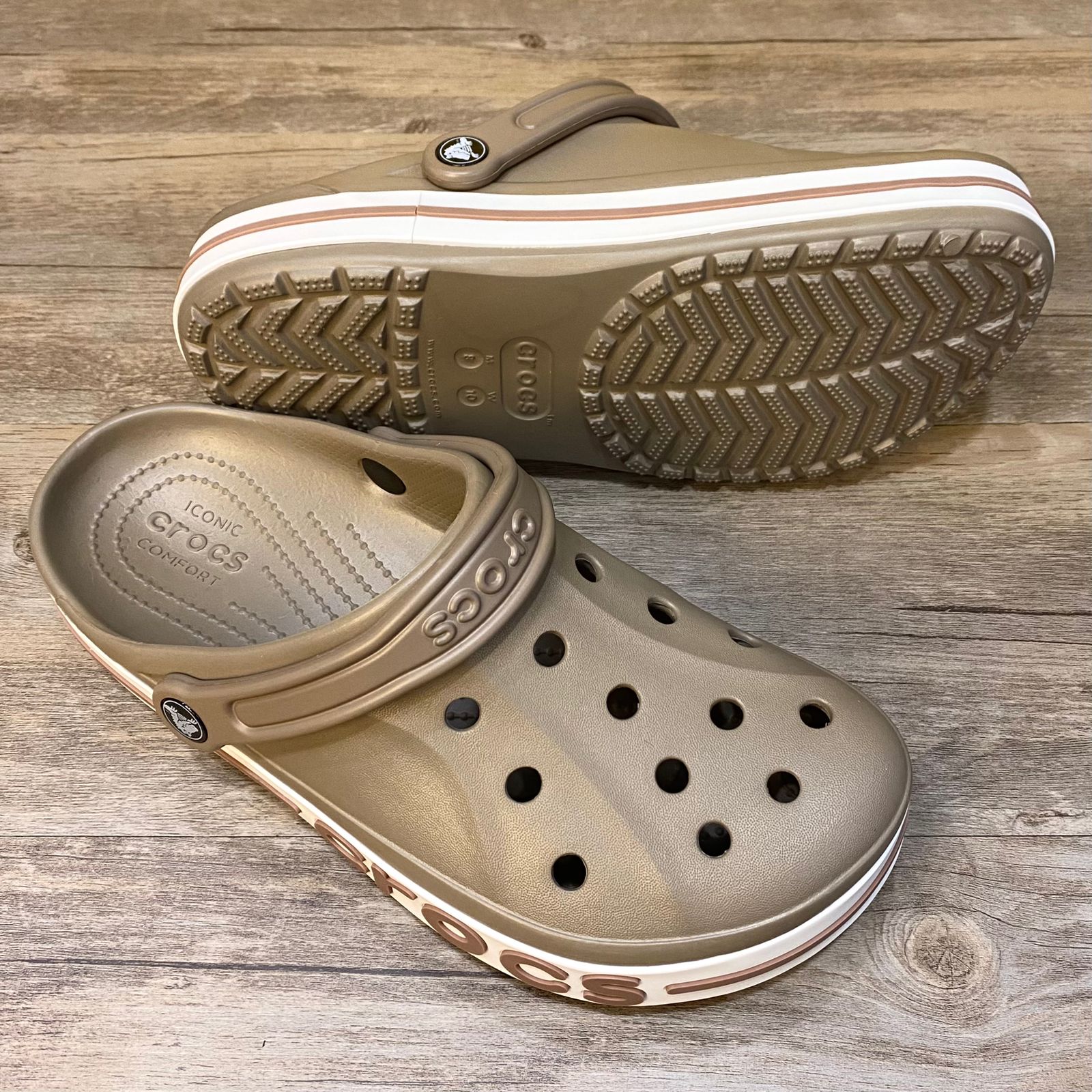 Dép Crocs Bayaband Clog HN2 Brown
