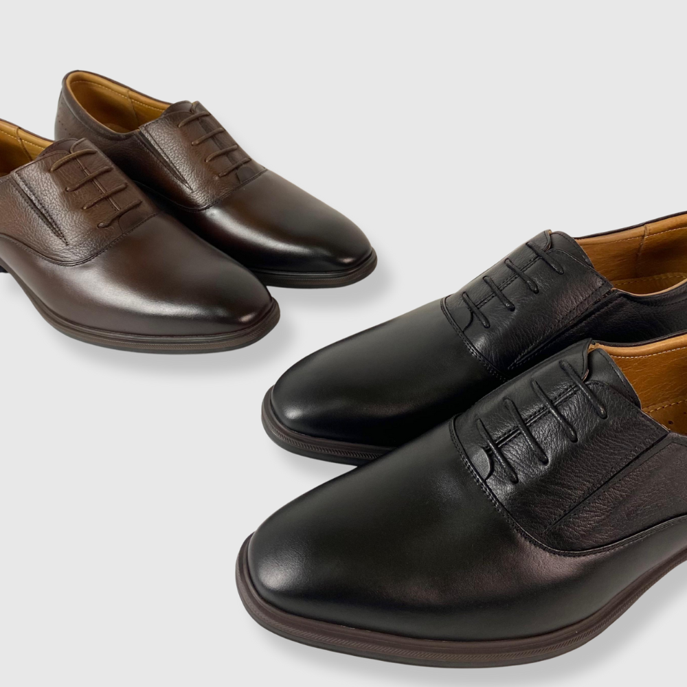 Hansamu Zen - Office Shoes Oxford DGD2 Nâu