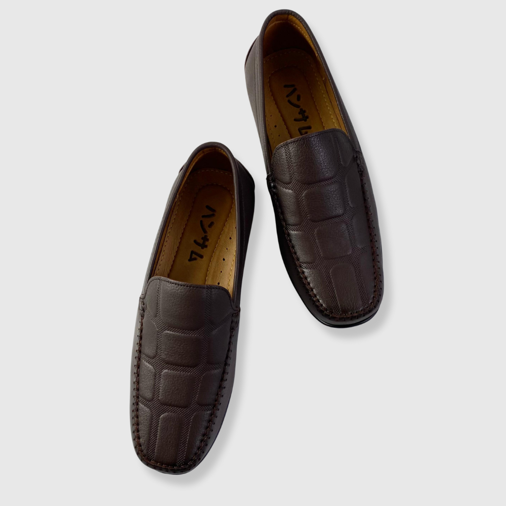 Hansamu Ronin - Office Shoes Moccasin DGD9 Nâu