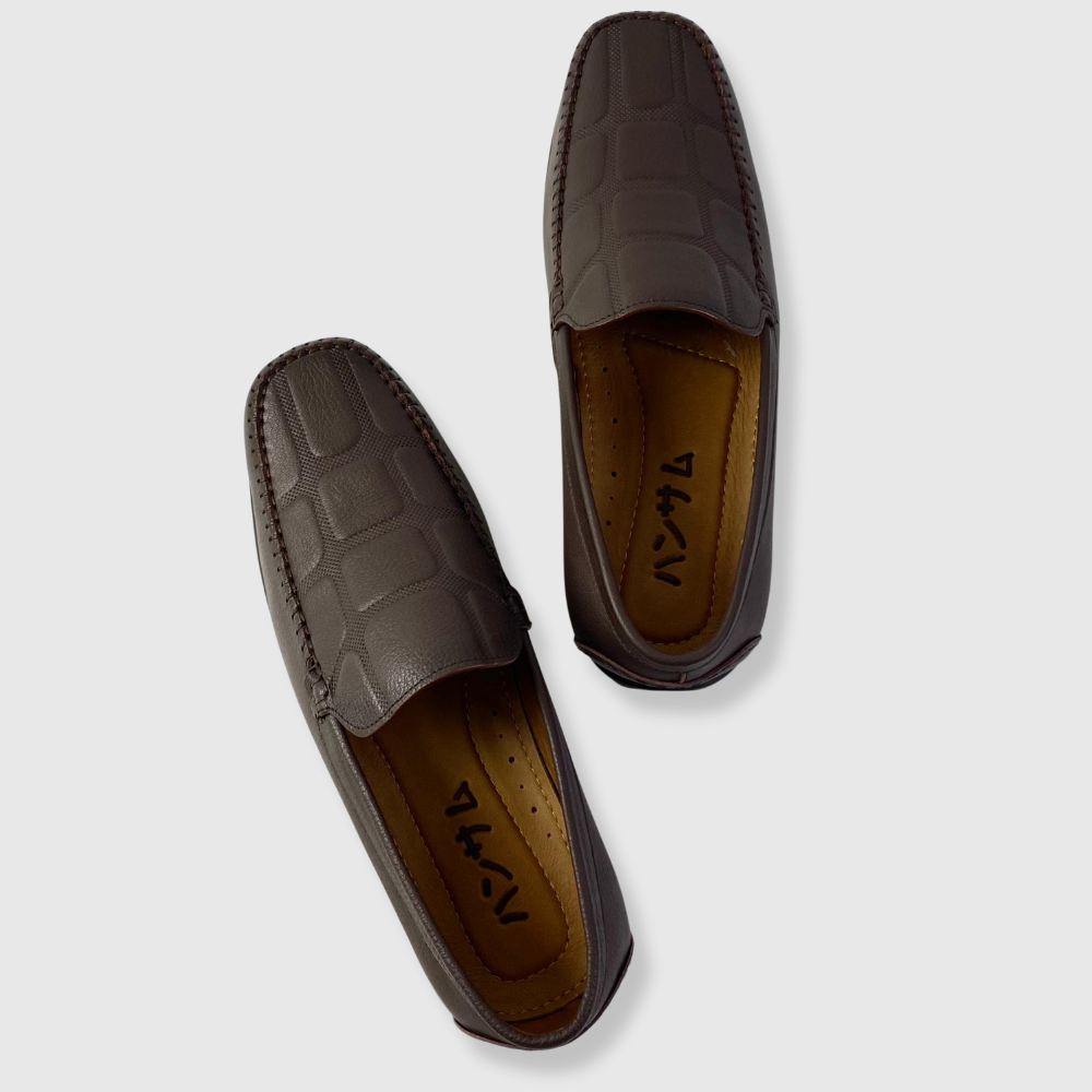 Hansamu Ronin - Office Shoes Moccasin DGD9 Nâu