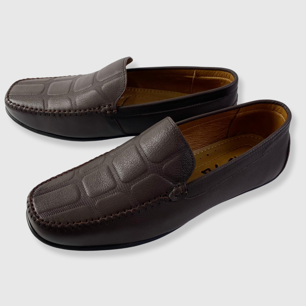 Hansamu Ronin - Office Shoes Moccasin DGD9 Nâu