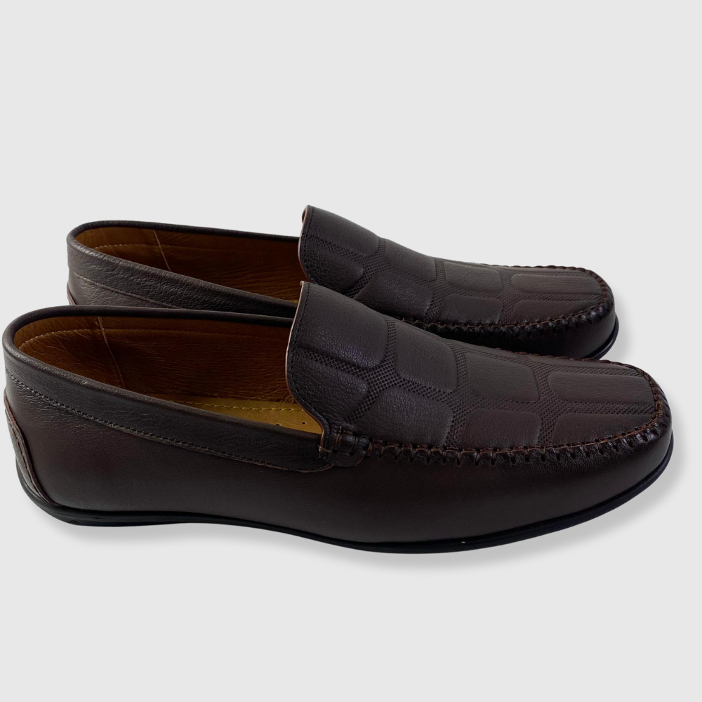 Hansamu Ronin - Office Shoes Moccasin DGD9 Nâu