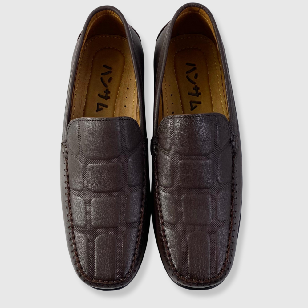 Hansamu Ronin - Office Shoes Moccasin DGD9 Nâu