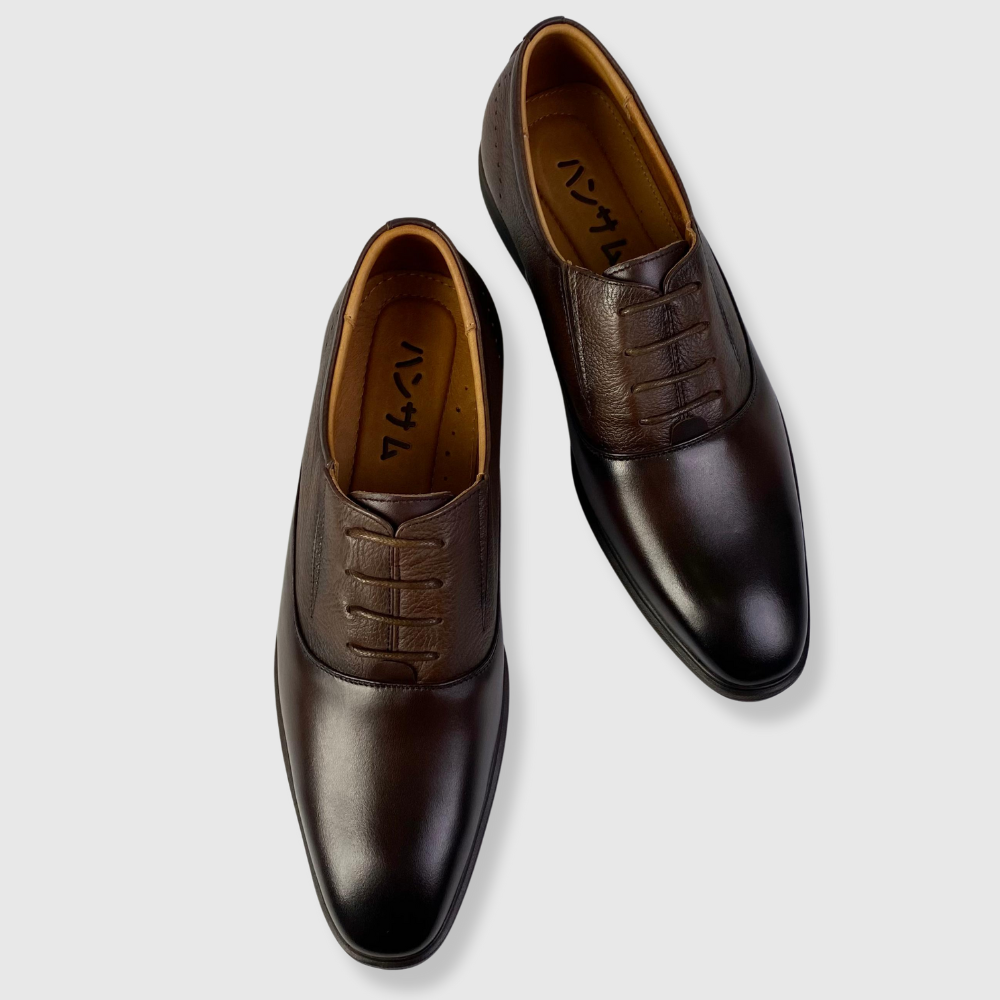 Hansamu Zen - Office Shoes Oxford DGD2 Nâu