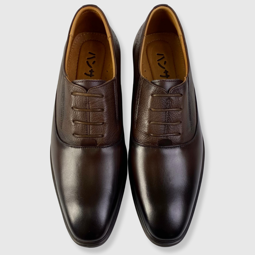 Hansamu Zen - Office Shoes Oxford DGD2 Nâu
