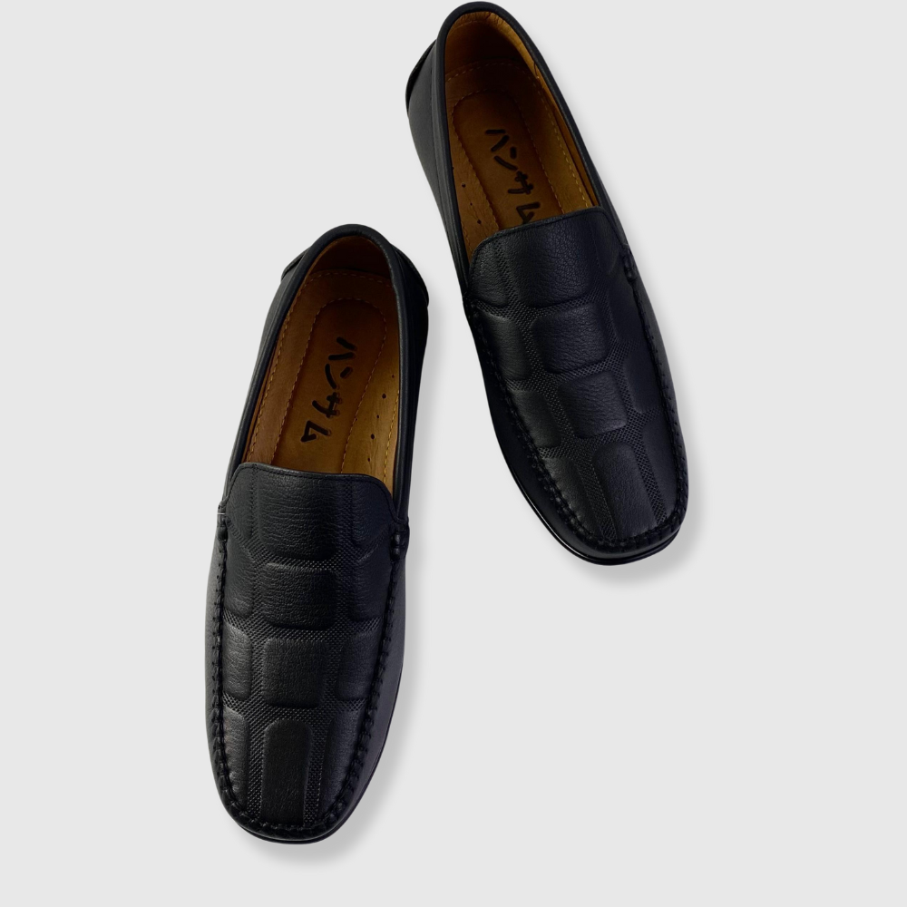 Hansamu Ronin - Office Shoes Moccasin DGD9 Đen