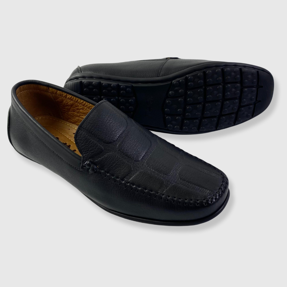 Hansamu Ronin - Office Shoes Moccasin DGD9 Đen