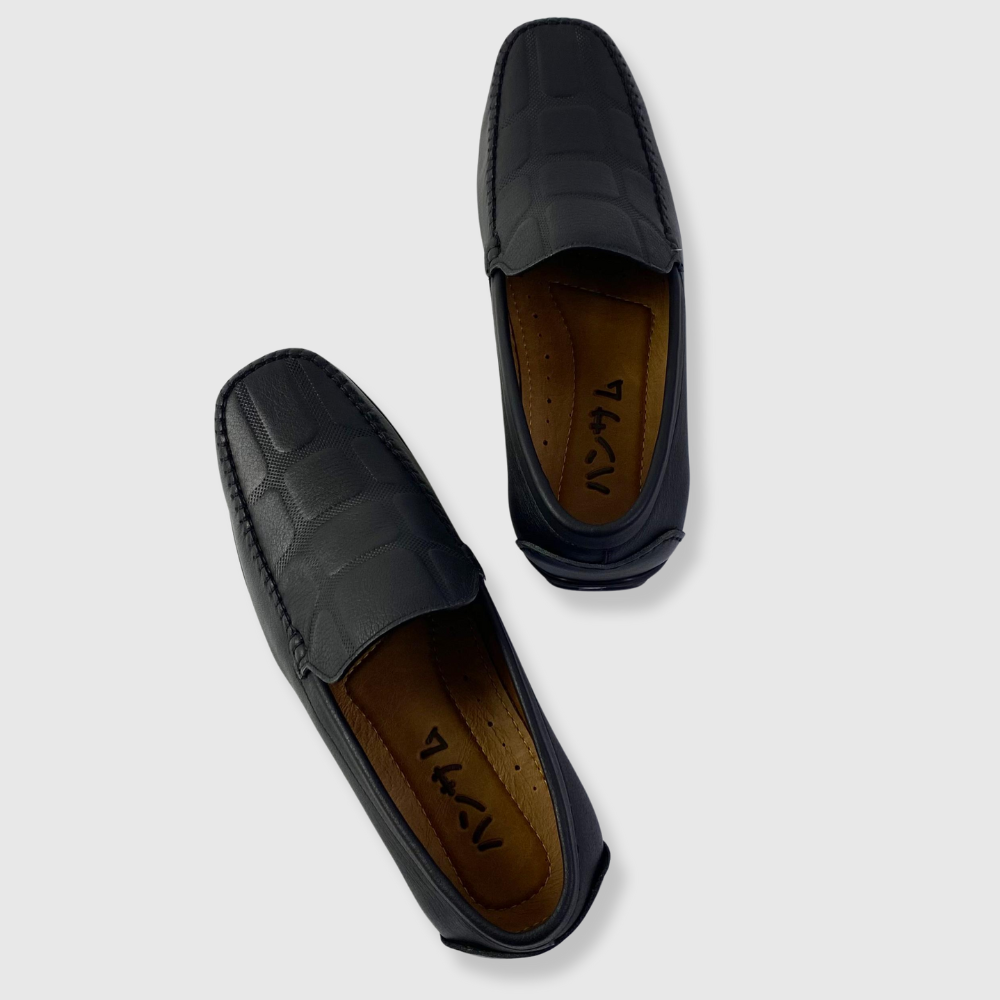 Hansamu Ronin - Office Shoes Moccasin DGD9 Đen