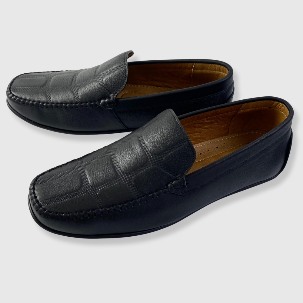 Hansamu Ronin - Office Shoes Moccasin DGD9 Đen