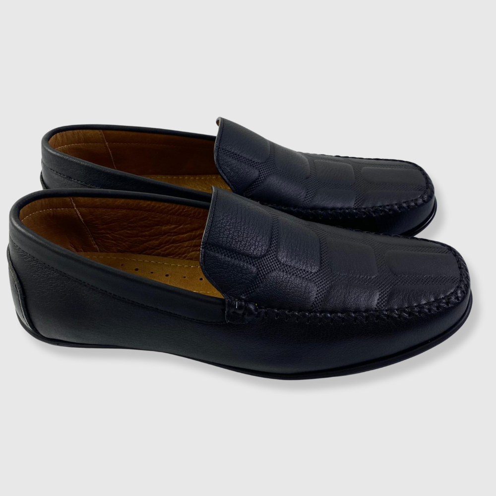 Hansamu Ronin - Office Shoes Moccasin DGD9 Đen