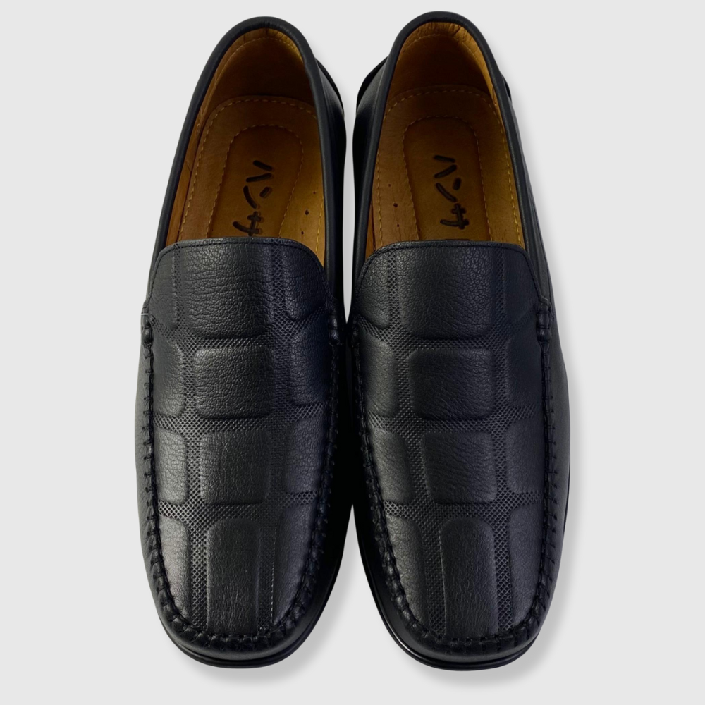 Hansamu Ronin - Office Shoes Moccasin DGD9 Đen