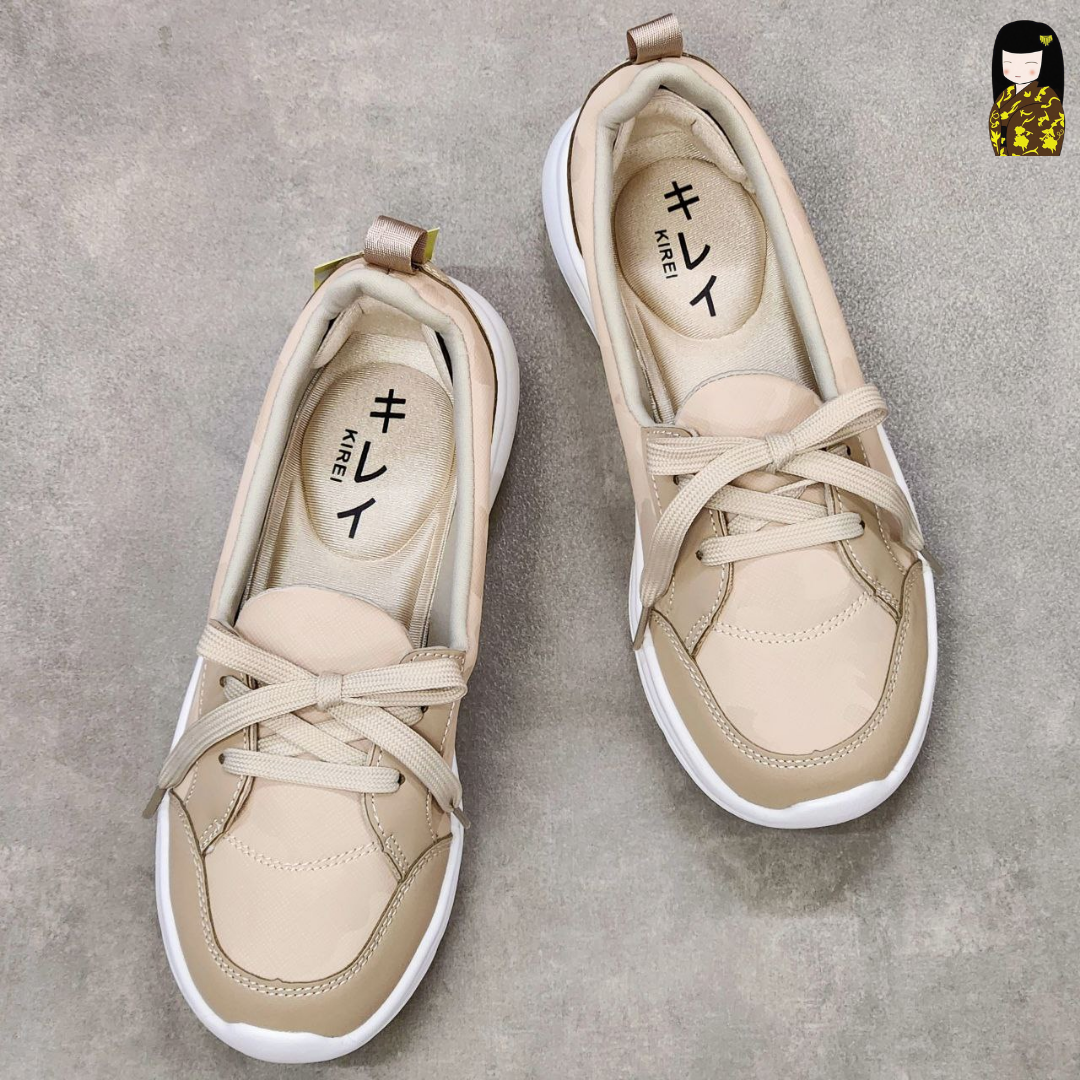 Kirei Hime - Walk Sneakers BG4 Beige Camo