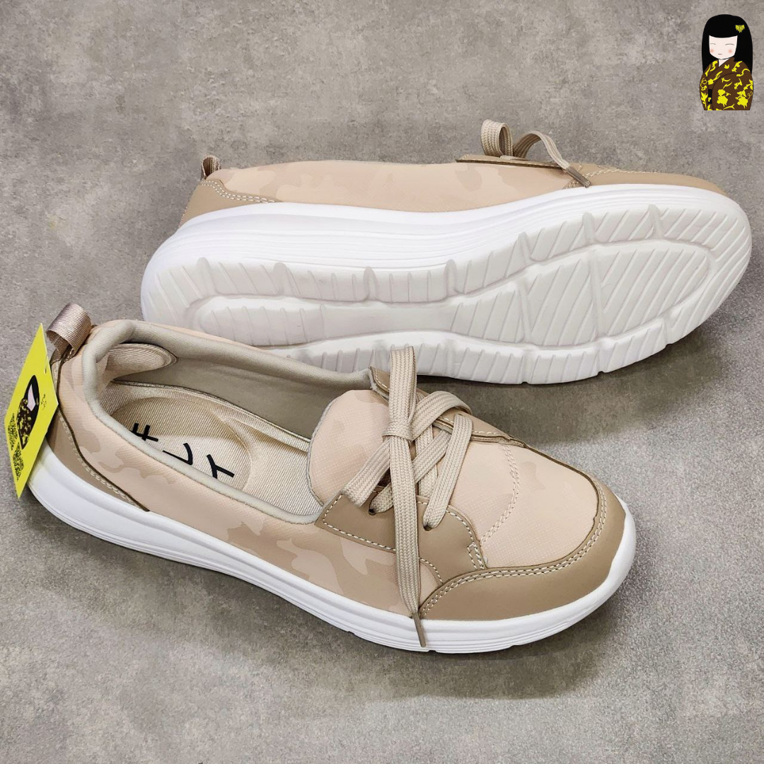 Kirei Hime - Walk Sneakers BG4 Beige Camo
