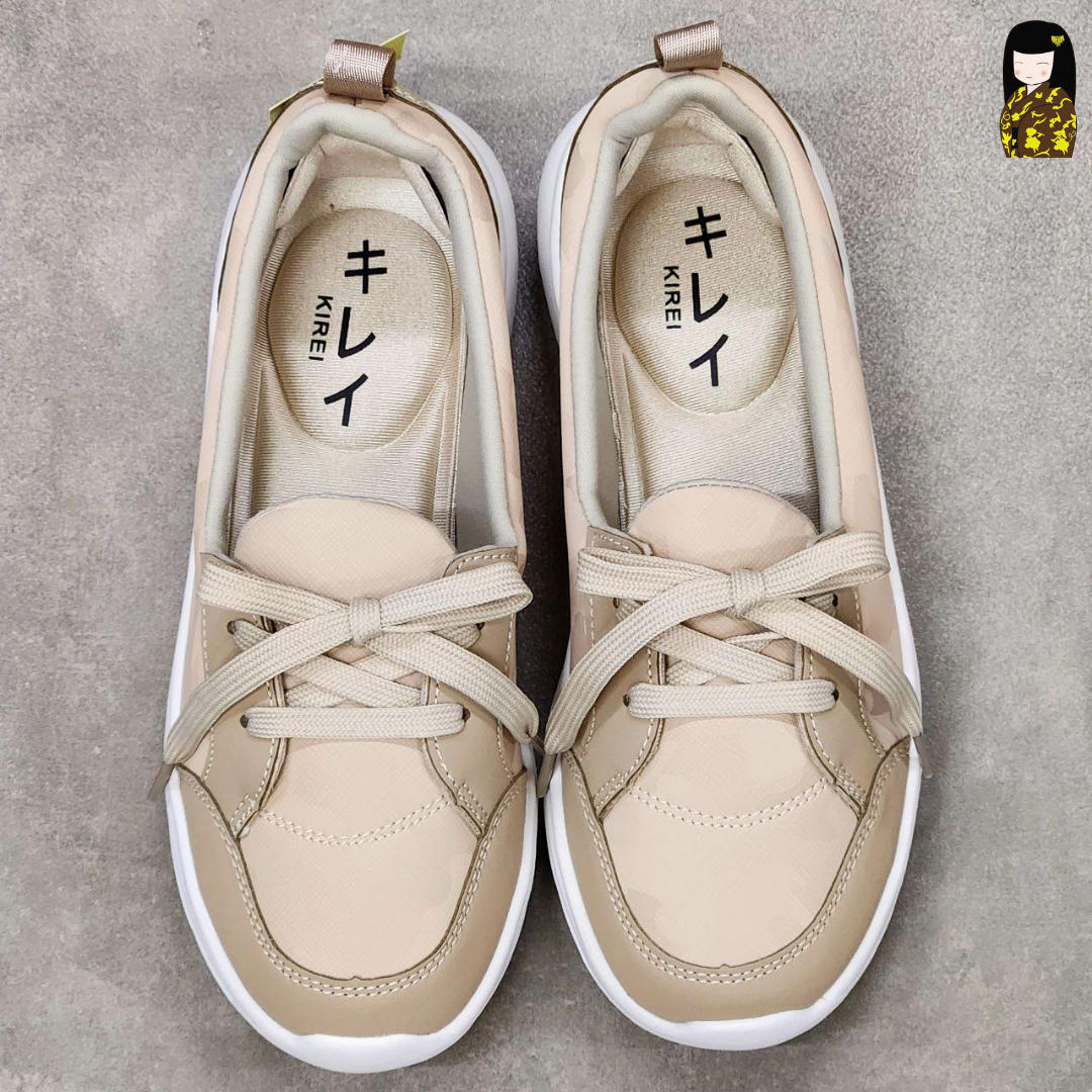 Kirei Hime - Walk Sneakers BG4 Beige Camo