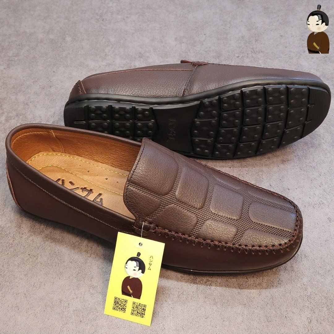 Hansamu Kai - Office Moccasin DGD9 Brown