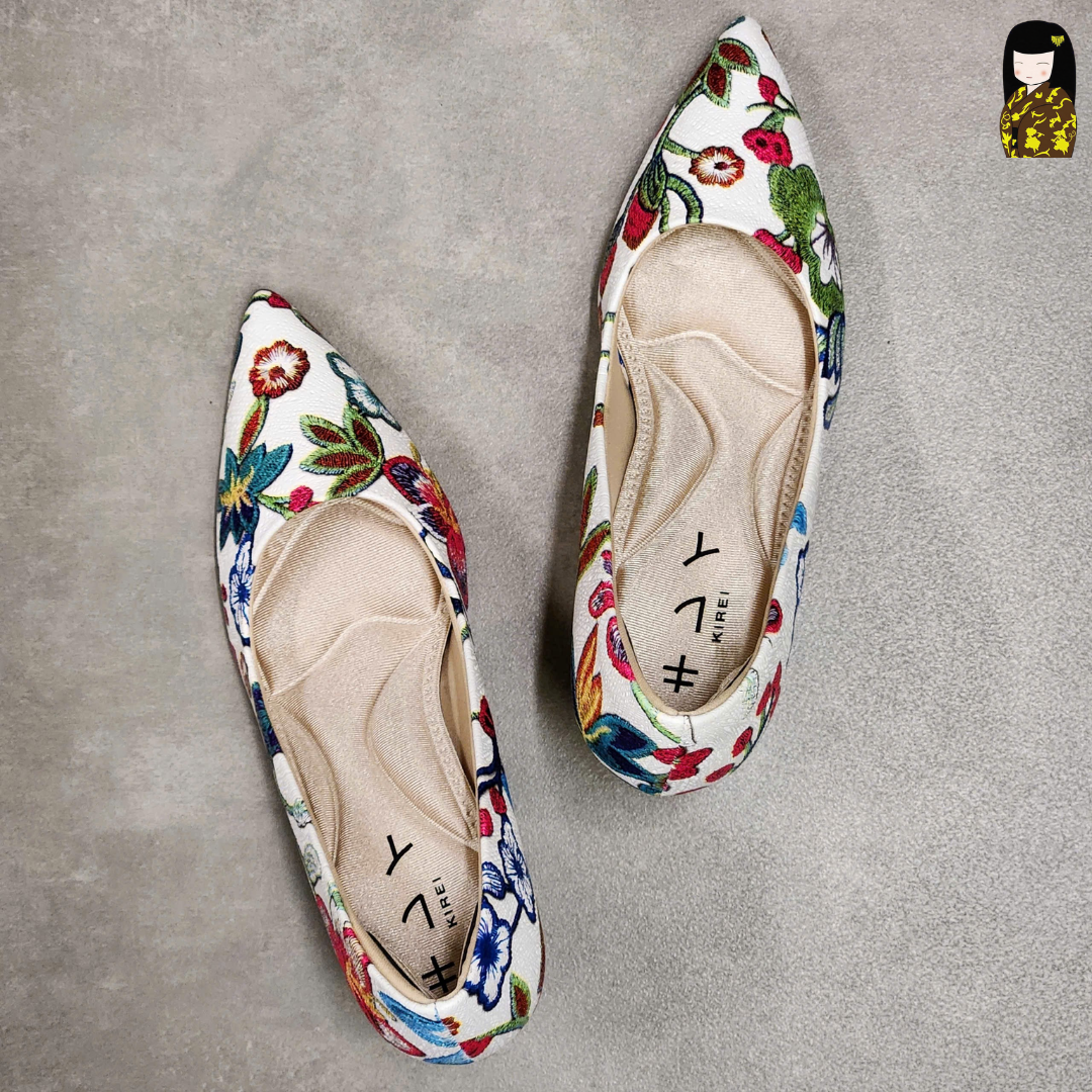 Kirei Biteki - Office Kitten Heel CP2 White