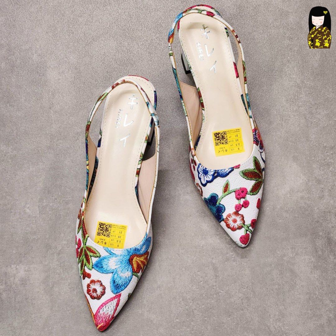 Kirei Biteki - Office Slingback CP6 White