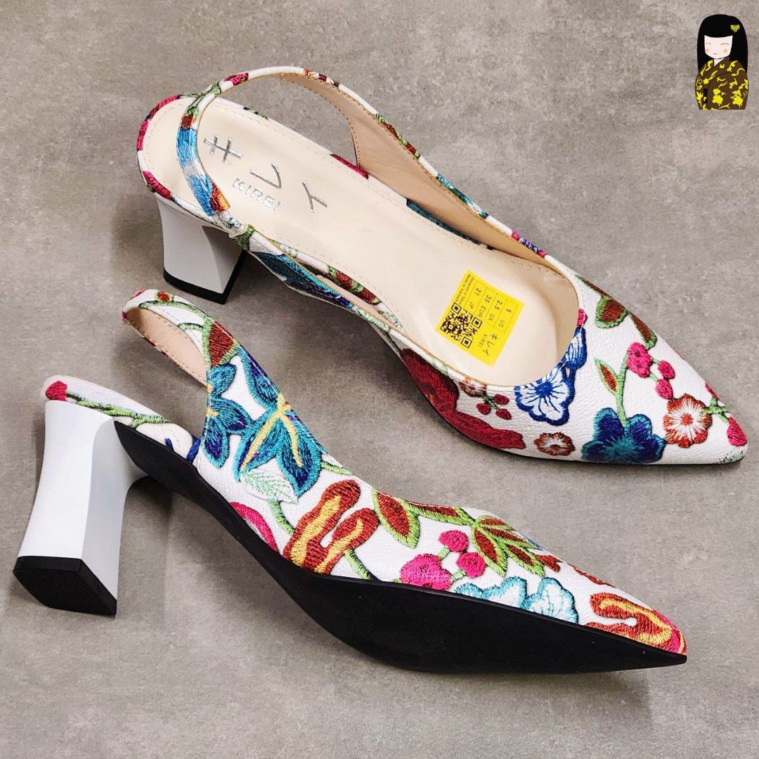 Kirei Biteki - Office Slingback CP6 White