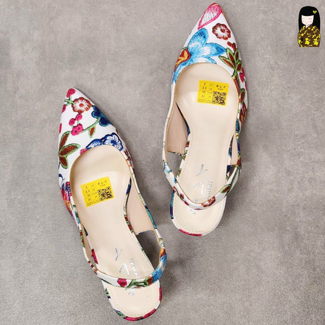 Kirei Biteki - Office Slingback CP6 White