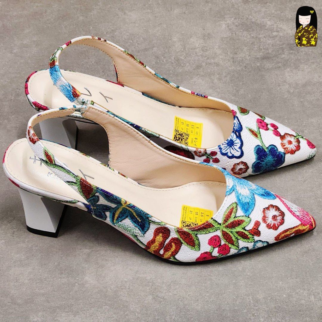 Kirei Biteki - Office Slingback CP6 White
