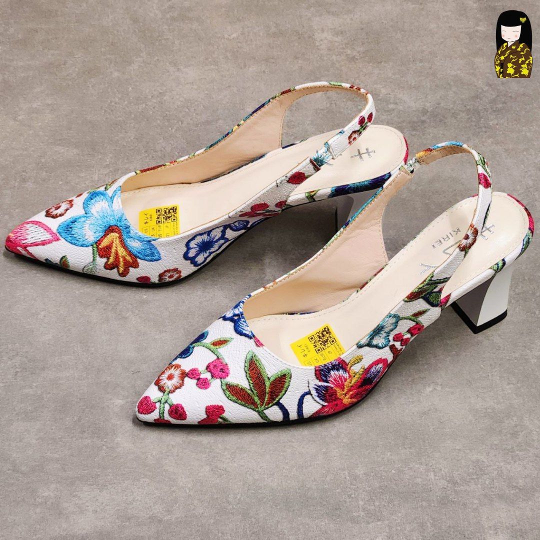 Kirei Biteki - Office Slingback CP6 White