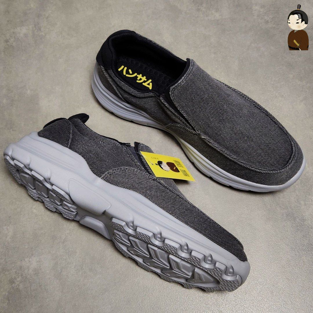 Hansamu Jin - Walk Slip-On BG1 Dark Grey