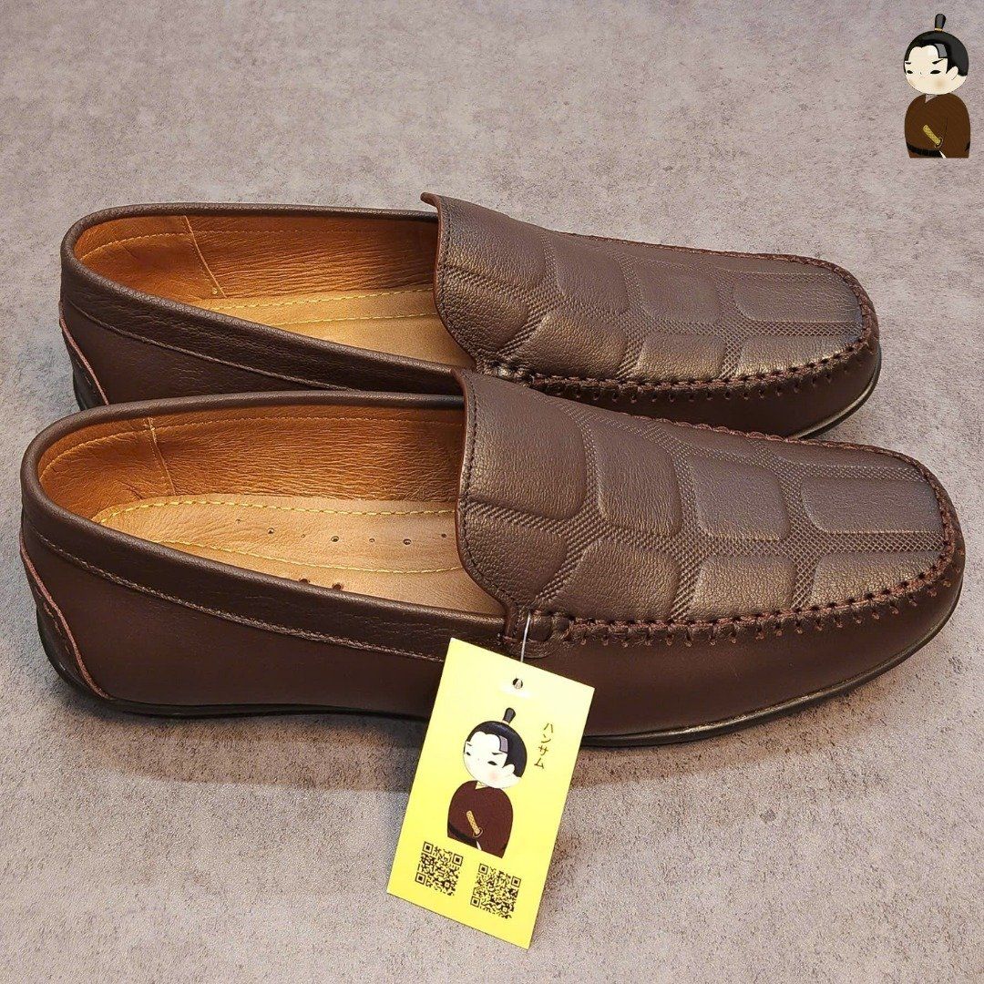 Hansamu Kai - Office Moccasin DGD9 Brown