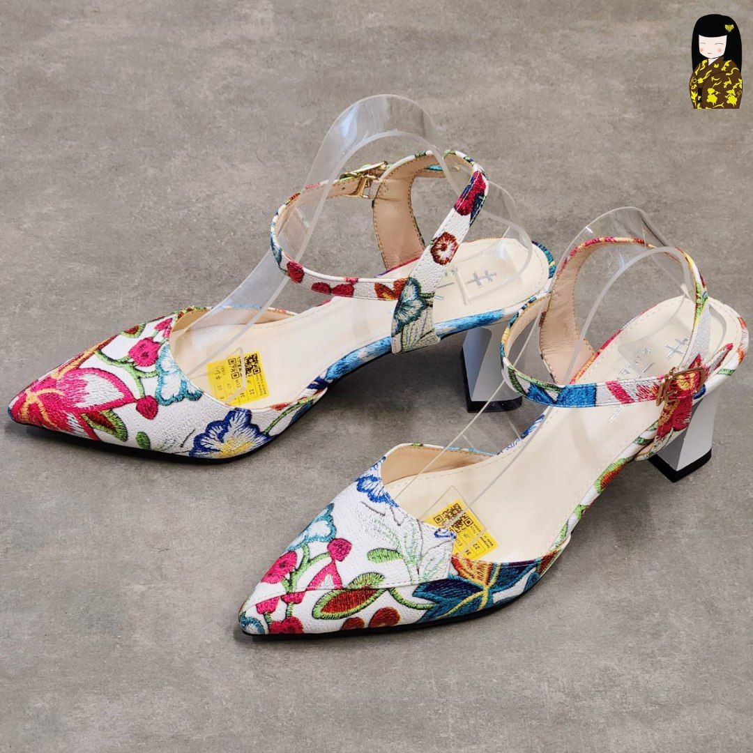 Kirei Biteki - Office Slingback CP5 White