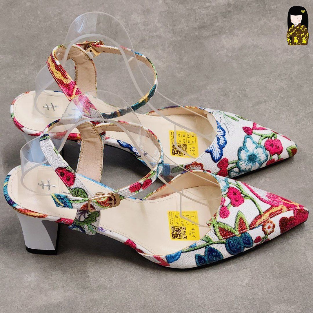 Kirei Biteki - Office Slingback CP5 White