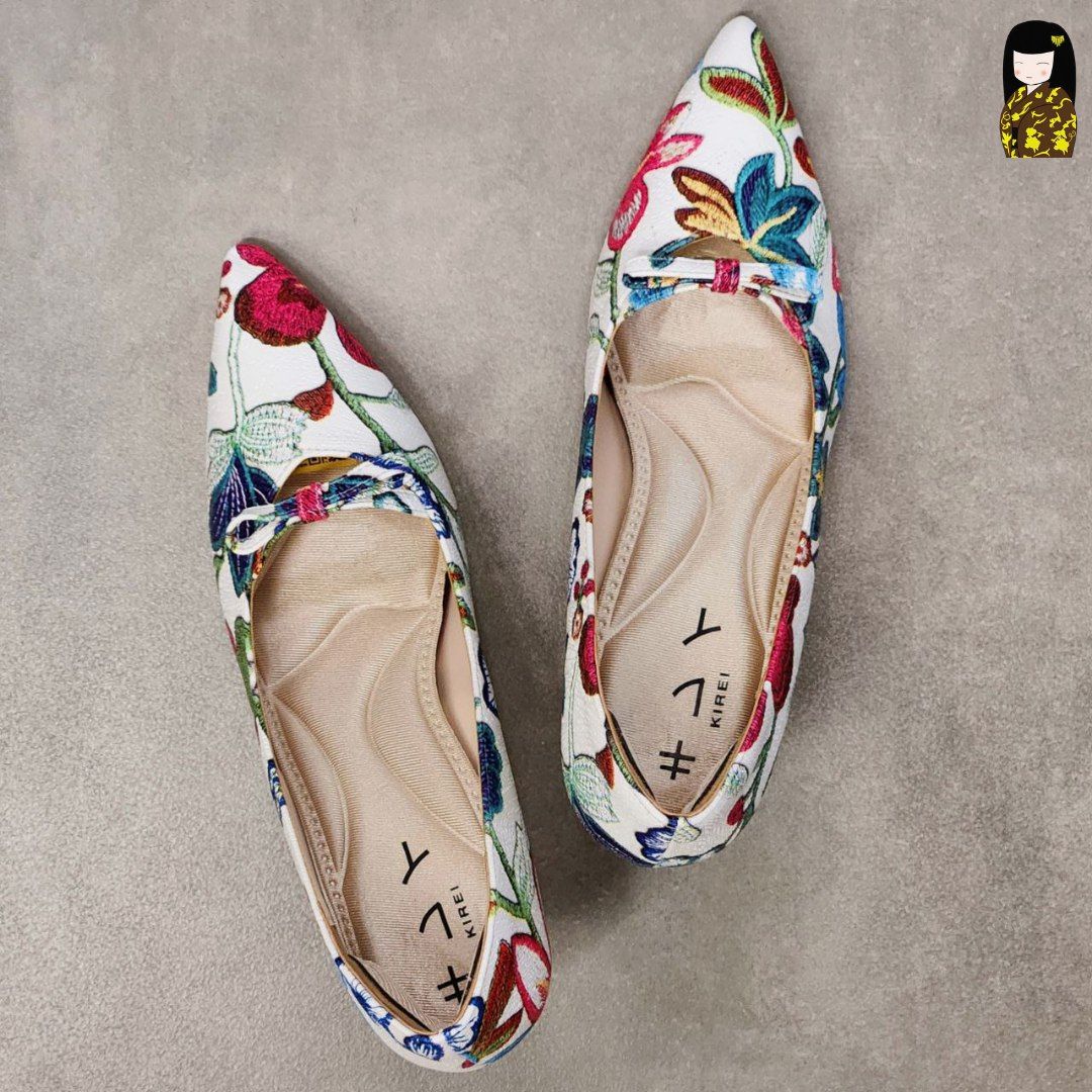 Kirei Biteki - Office Kitten Heel CP3 White