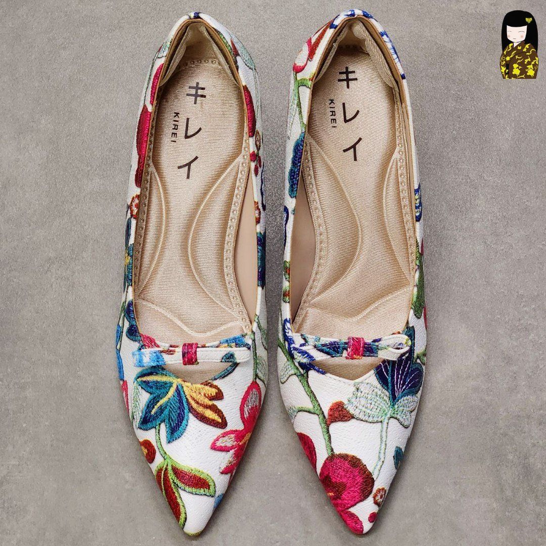 Kirei Biteki - Office Kitten Heel CP3 White