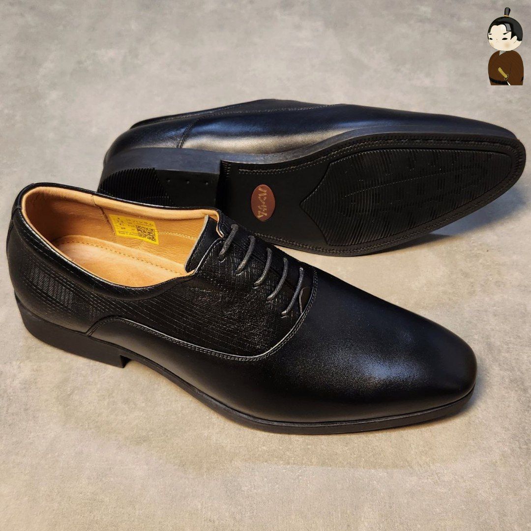 Hansamu Emboss Oxford LA Black