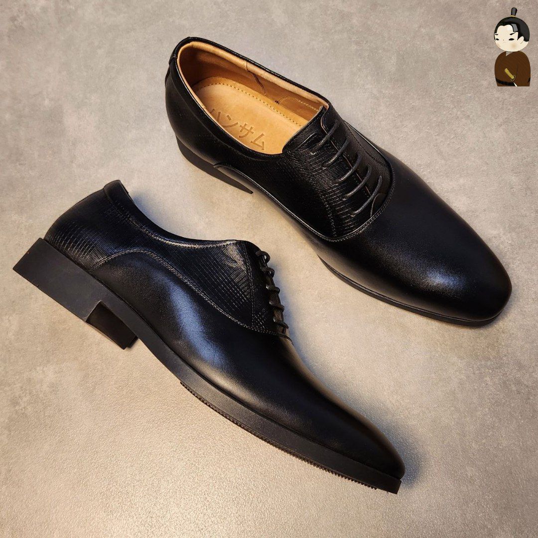 Hansamu Emboss Oxford LA Black