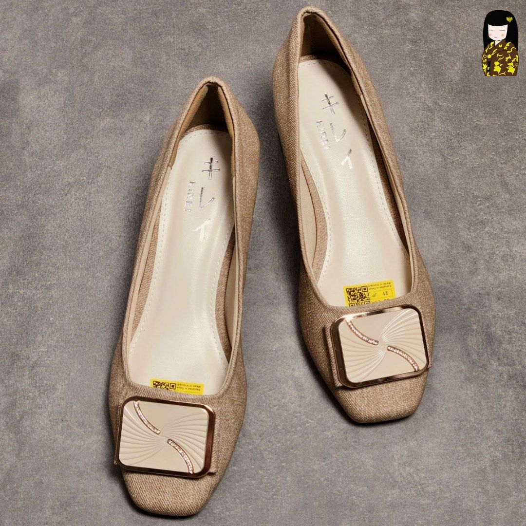 Kirei Kyōyō - Office Block Heel CP1 Khaki
