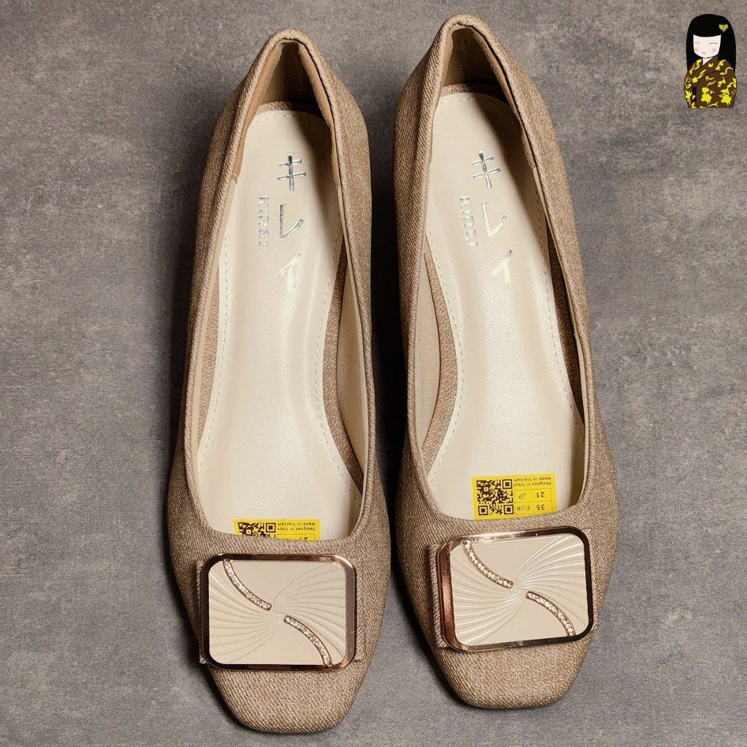 Kirei Kyōyō - Office Block Heel CP1 Khaki