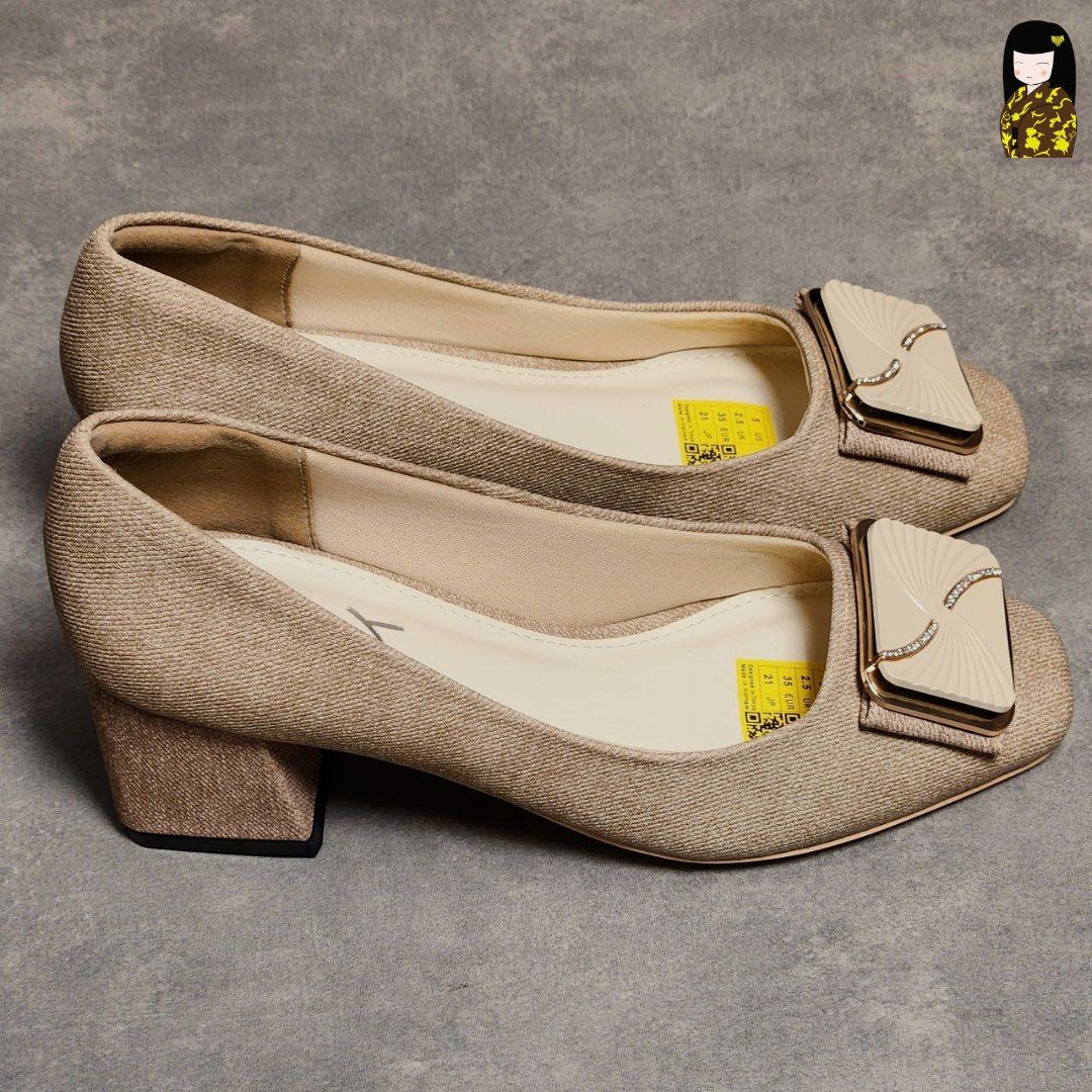 Kirei Kyōyō - Office Block Heel CP1 Khaki