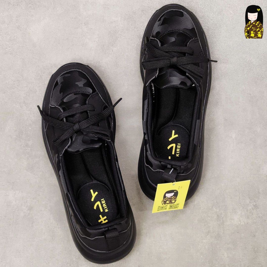 Kirei Hime - Walk Sneakers BG4 Black Camo