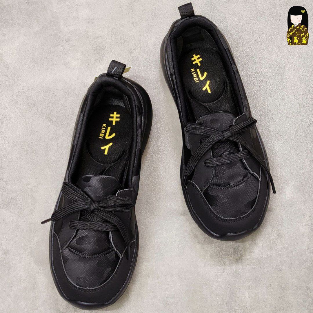 Kirei Hime - Walk Sneakers BG4 Black Camo