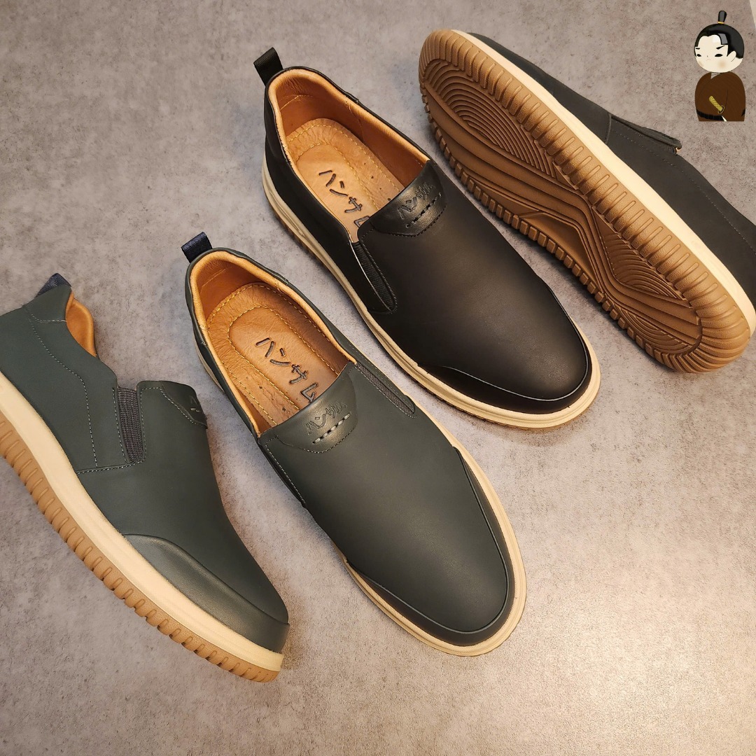 Hansamu Zen - Office Loafers DGD8 D.Green