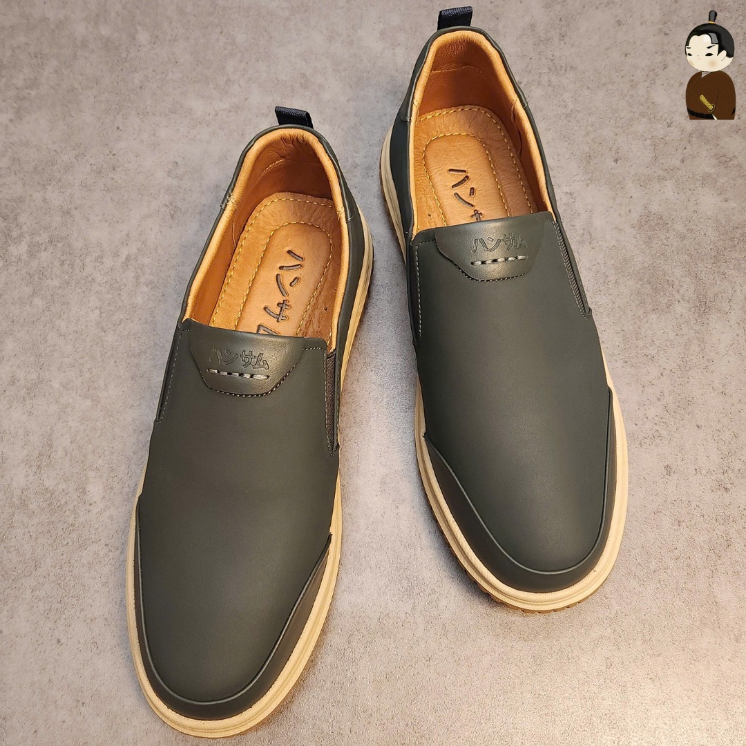 Hansamu Zen - Office Loafers DGD8 D.Green