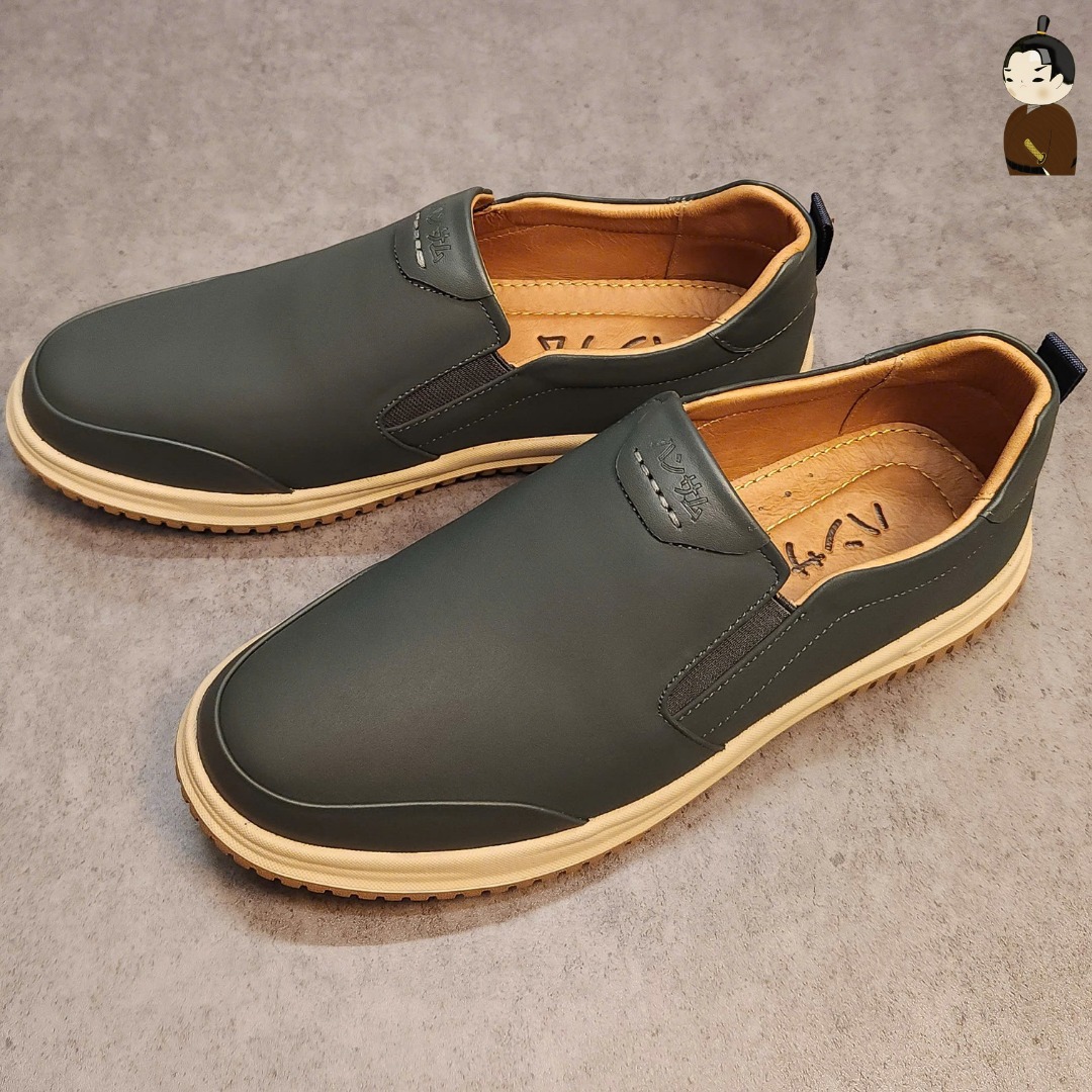 Hansamu Zen - Office Loafers DGD8 D.Green