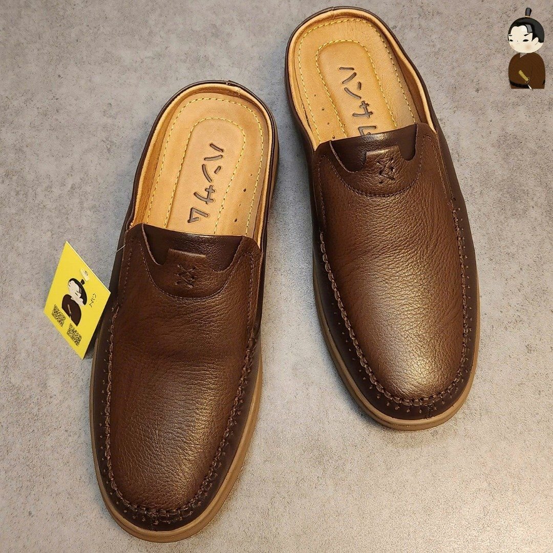 Hansamu Zen - Office Mules V1 DGD11 Caramel